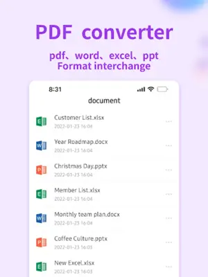 Document EditorWord,Excel android App screenshot 1