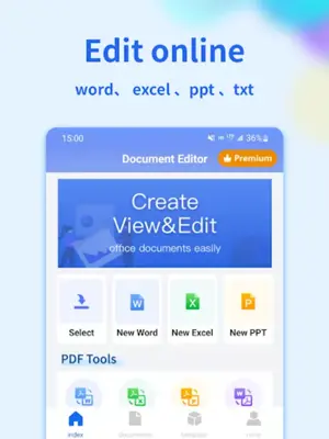 Document EditorWord,Excel android App screenshot 3